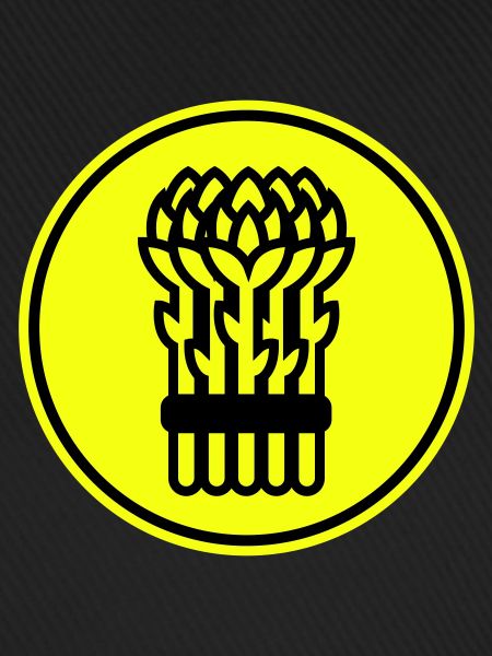 Asparagus icon circle