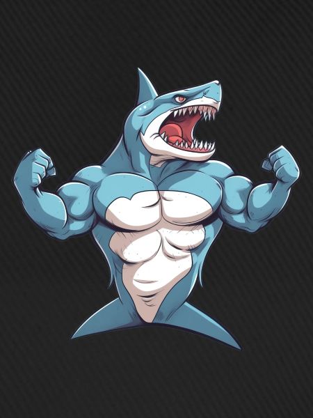 Bodybuilder Shark