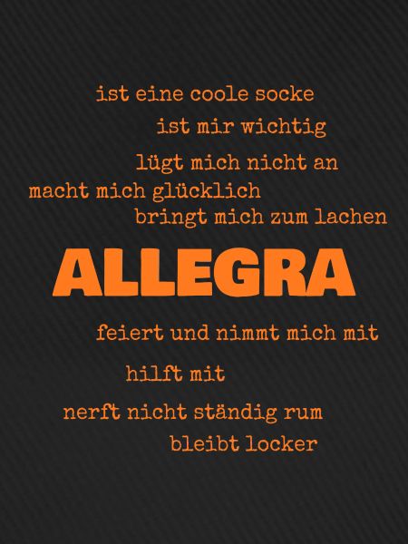 Sprüche Allegra