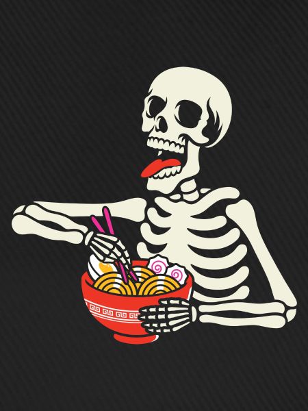 Halloween Skeleton Ramen