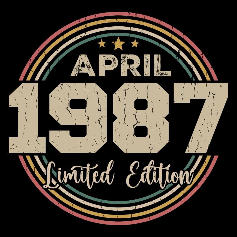 April 1987 Birthday Gift April 1987 Retro