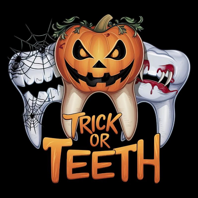 Trick Or Teeth - Halloween Design