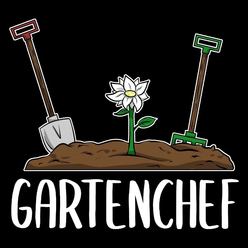 Gartenchef Gärtner Gartenarbeit