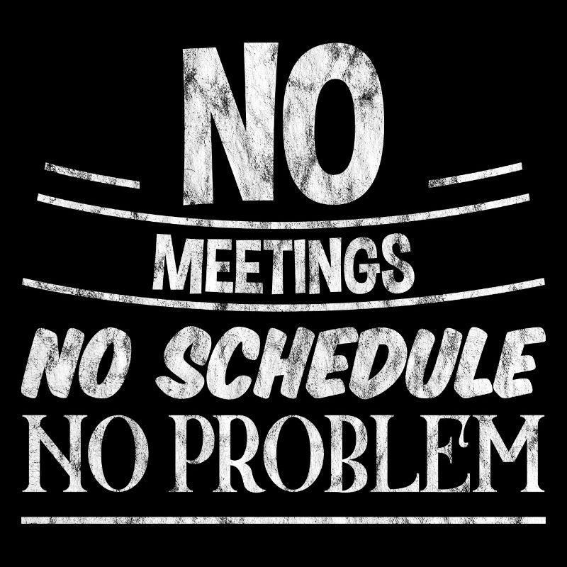 No Meetings No Schedule No Problem 3
