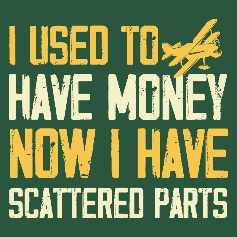 J’avais de l’argent maintenant des pièces éparpillées Design
