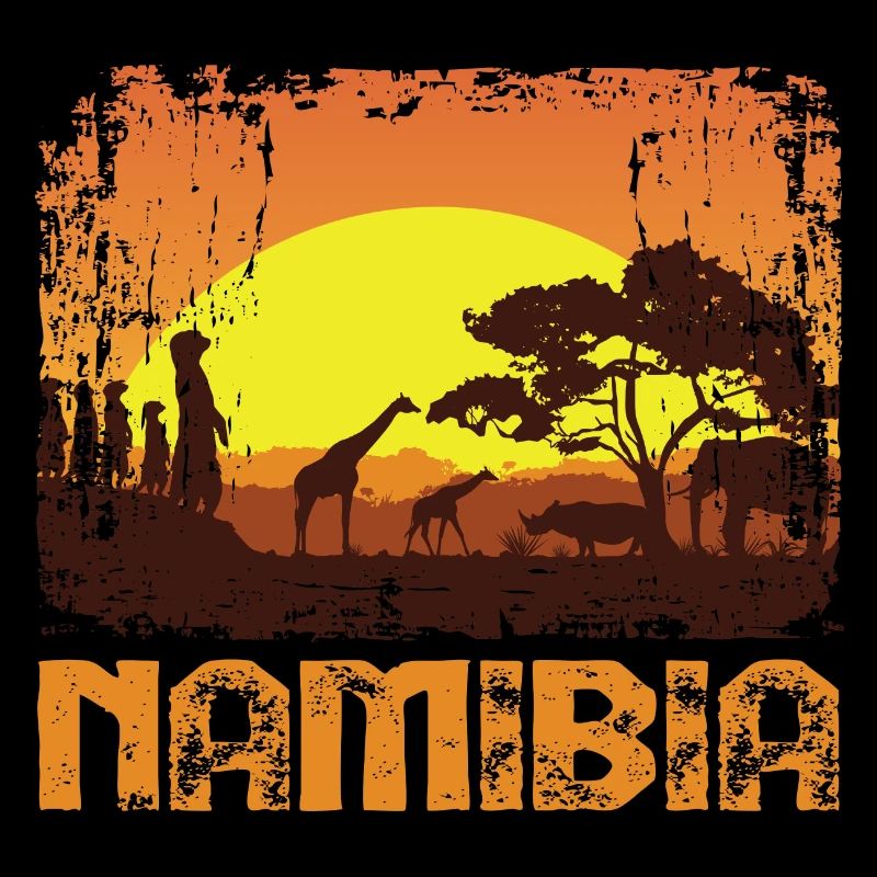 Namibia Afrika Shirt Geschenkidee