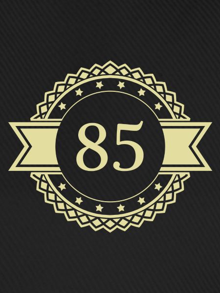 85 Number Emblem