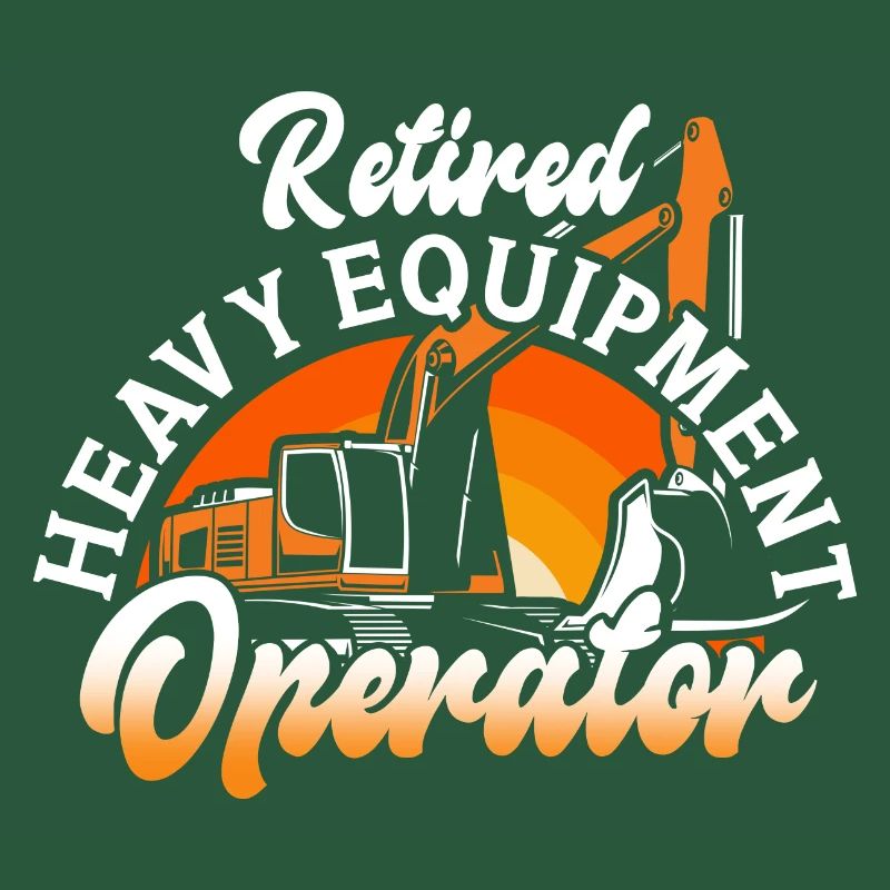 Construction machinery operator Excavator driver Excavator driver Construction workers