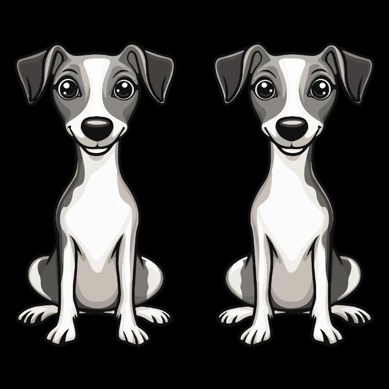 Whippet Dog Comic