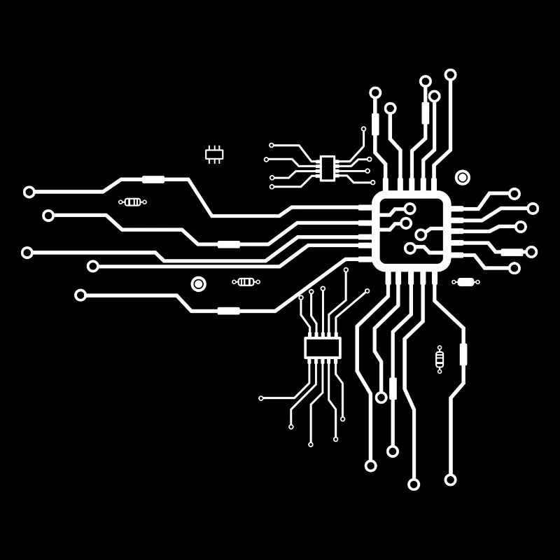 Computer CPU Heart - Funny Gift Computer Science
