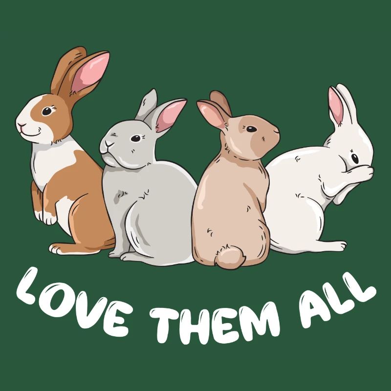 Cute rabbit design for bunny owners