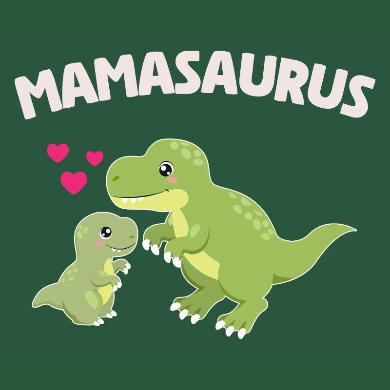 Mamasaurus - Conception de dinosaure mignon