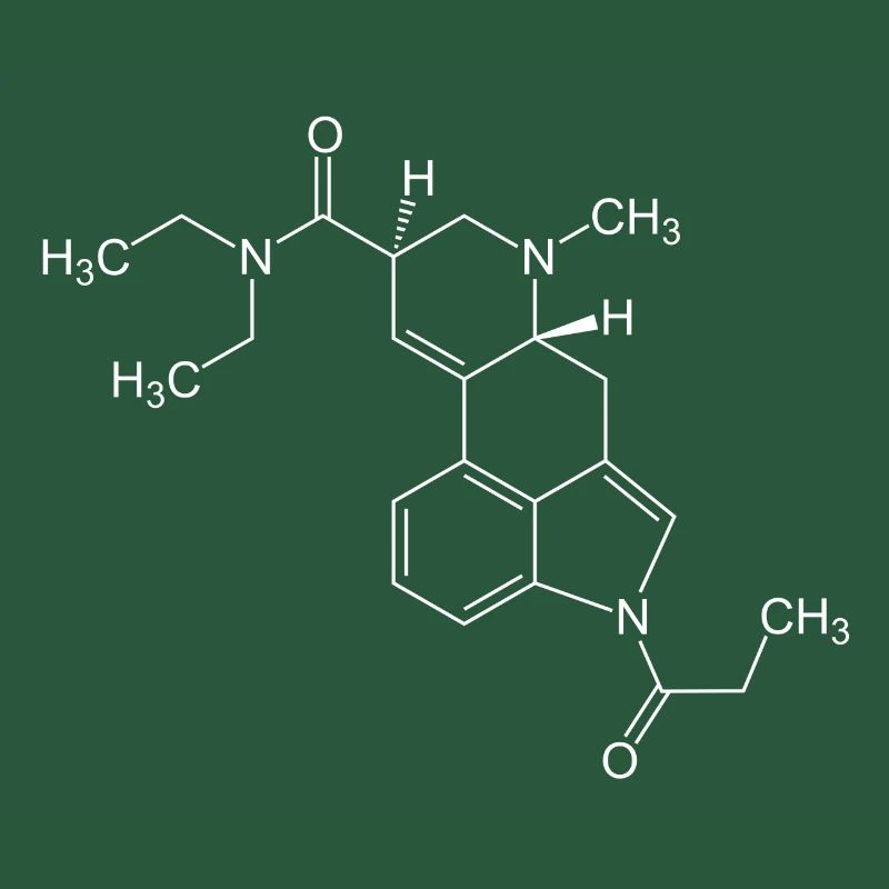 1P LSD formule structurale - blanc