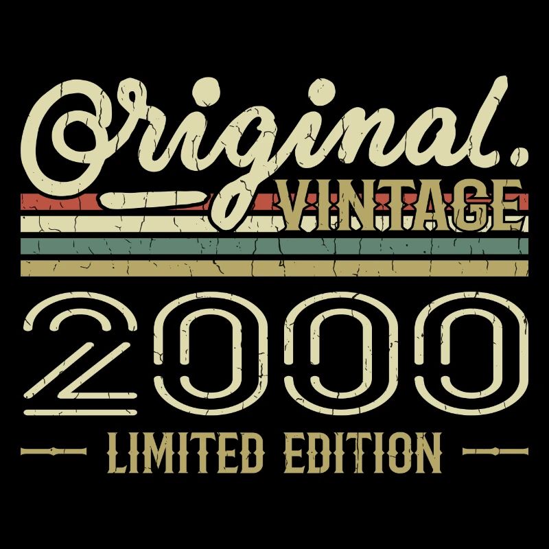2000 Anniversaire Rétro 2000 Original 2000 Vintage