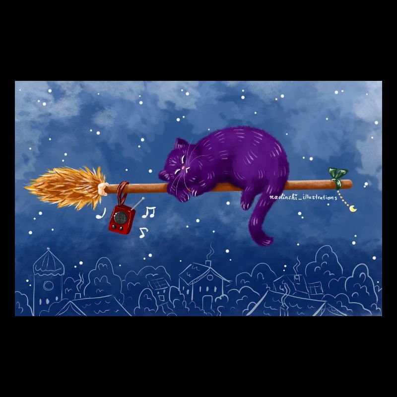 Fliegende Katze