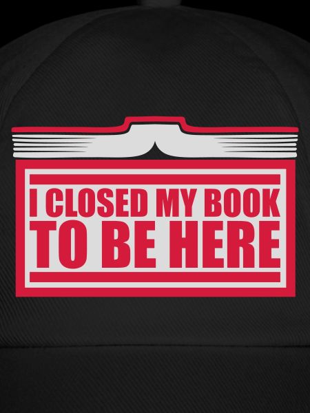 I closed my book