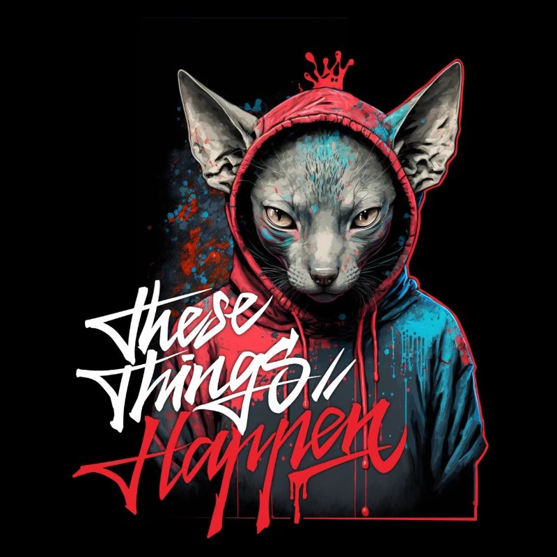 Graffiti de chat Sphinx