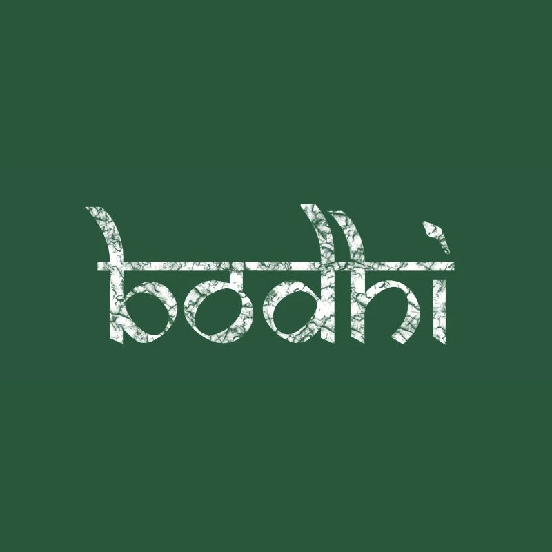 Bodhi lettering in Sanskrit script