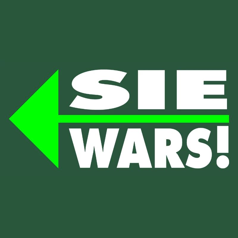 Sie wars! Partner- oder Partyshirt