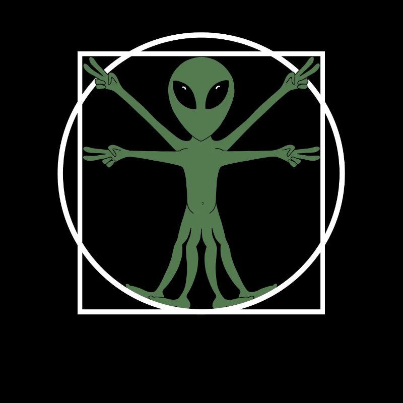 Vitruvianischer Alien