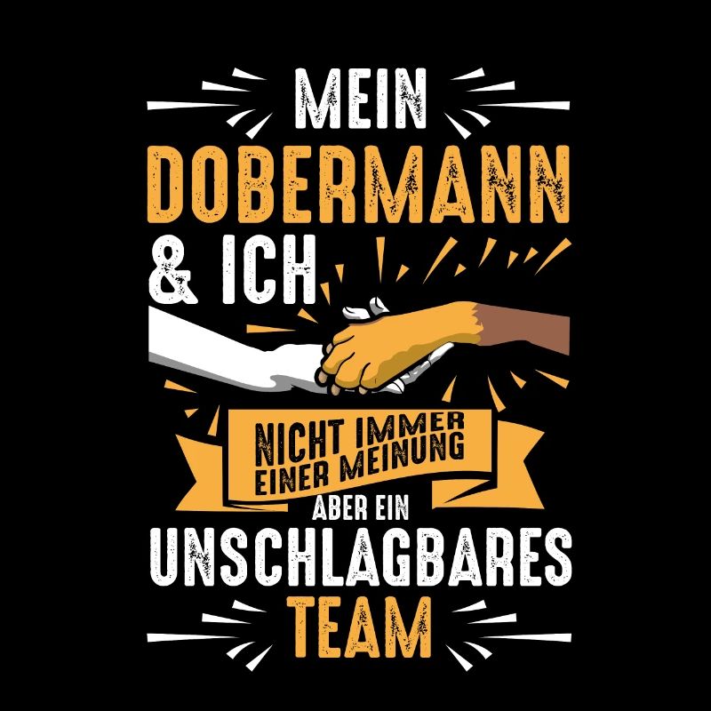 Dobermann Sprüche Geschenkidee