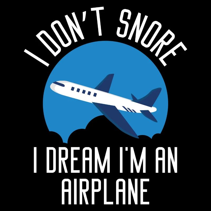 Ich schnarche nicht Ich träume, ich bin ein Flugzeug