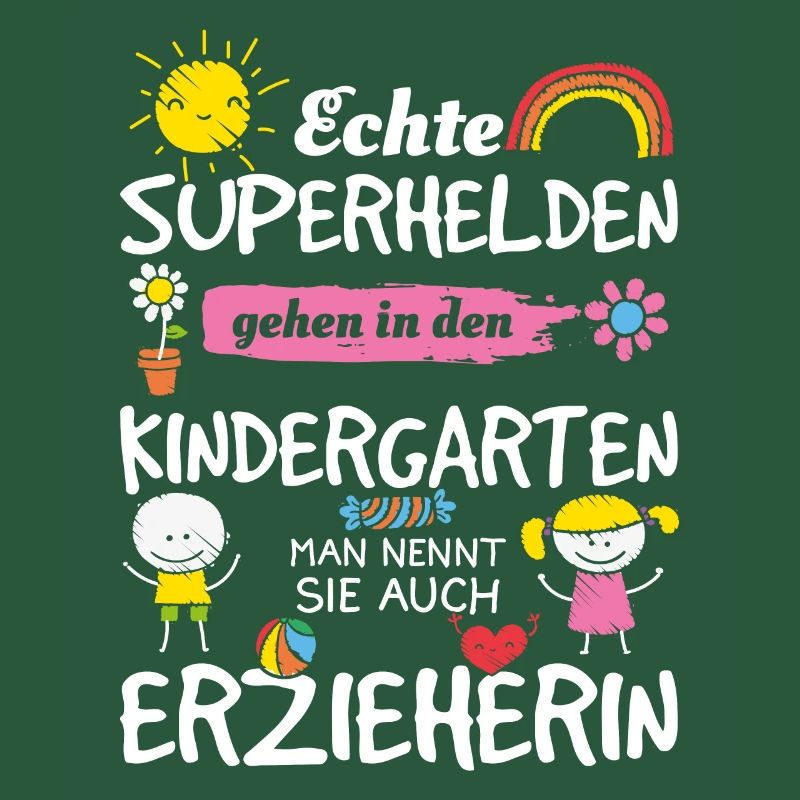 Echte Superhelden - Erzieherin Geschenkidee