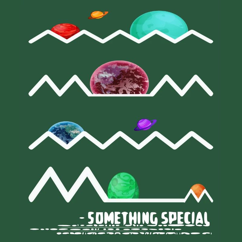 Space with planets