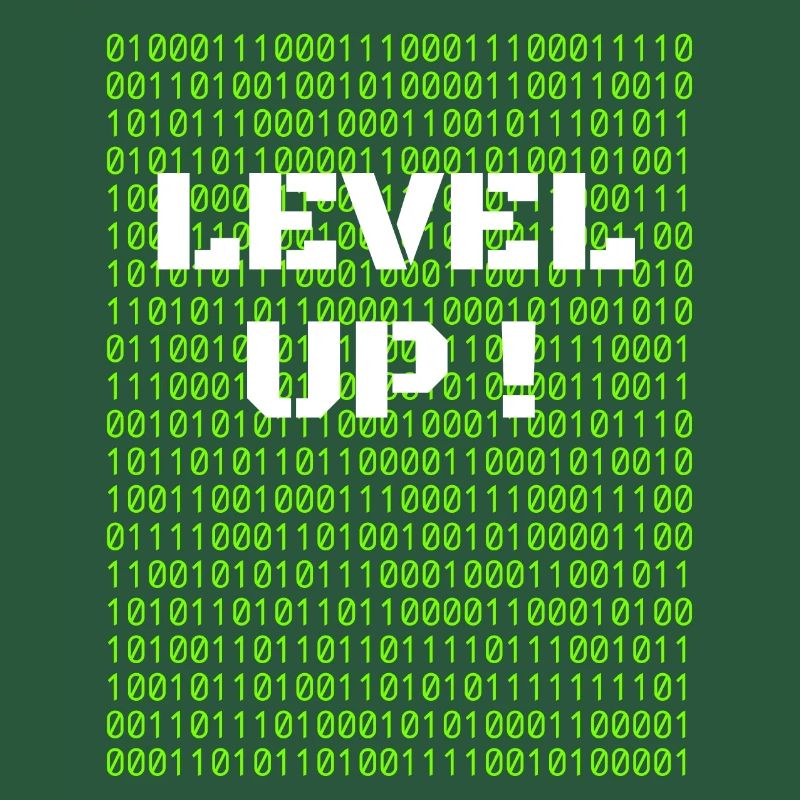 Level up and binary code