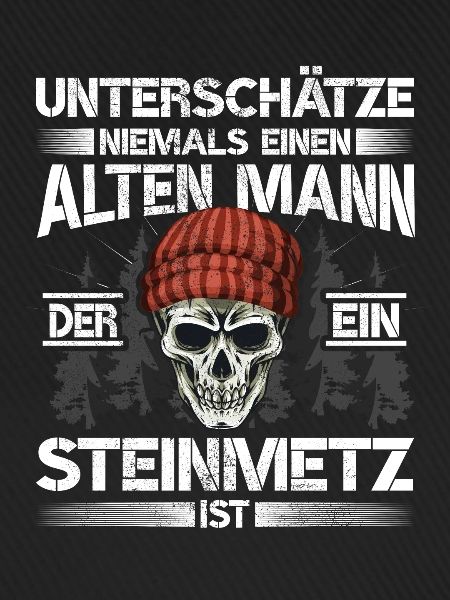 Steinmetz Alter mann Steinhauer