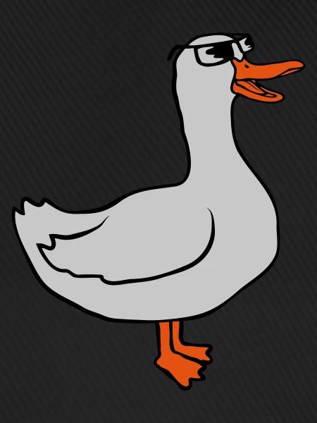 Cool Sunglasses Comic Goose