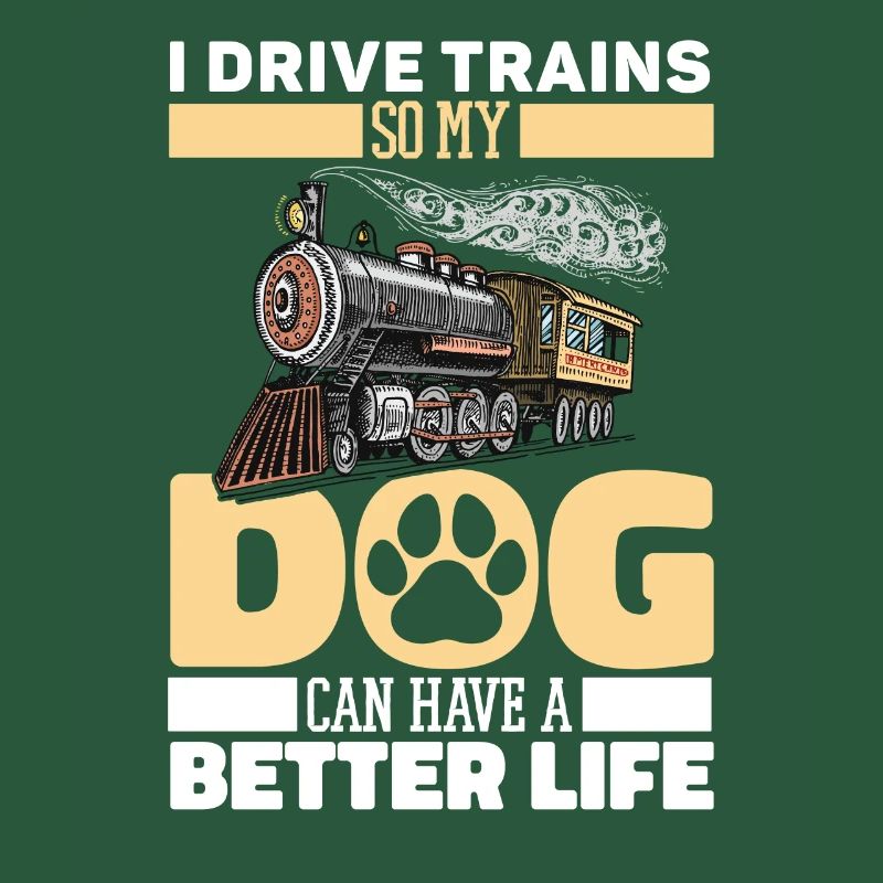 Engine driver train driver dog