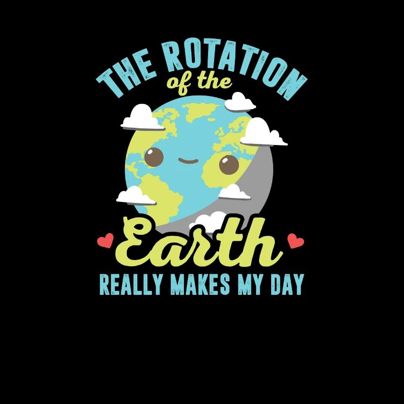 Earth's rotation really makes my day