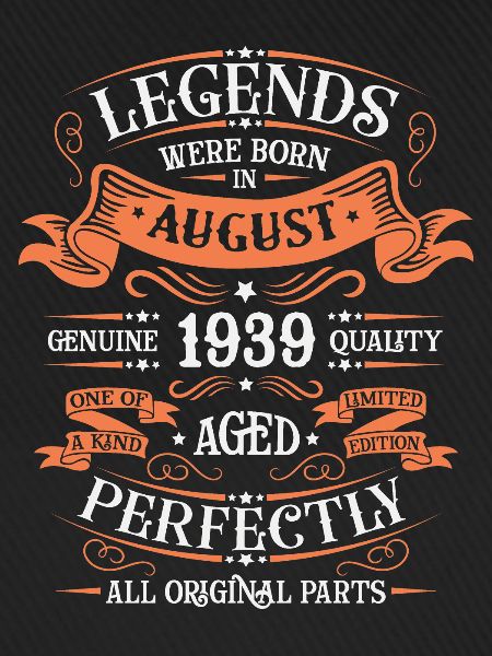 August 1939 Birthday Man