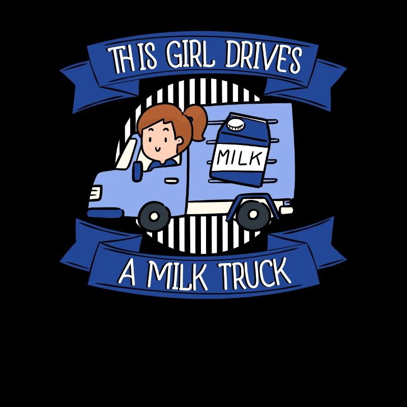 Kuh Milch Mädchen Milchwagen