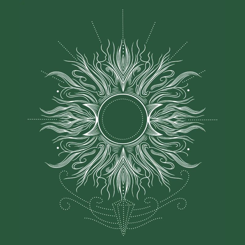 Midsummer Sun with Triple Moon