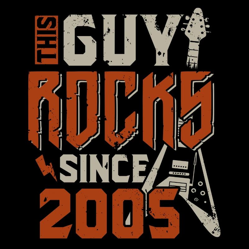 This guy has been rocking since 2005 vintage birthday