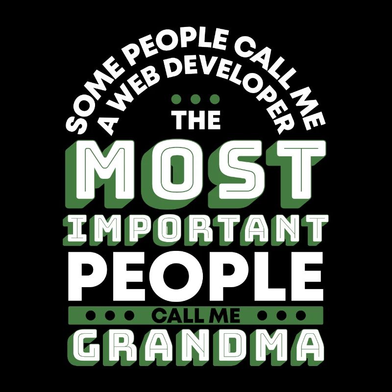 Web Entwickler Webdeveloper Oma