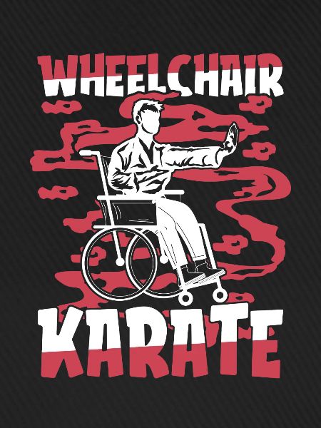 Karate Rollstuhl