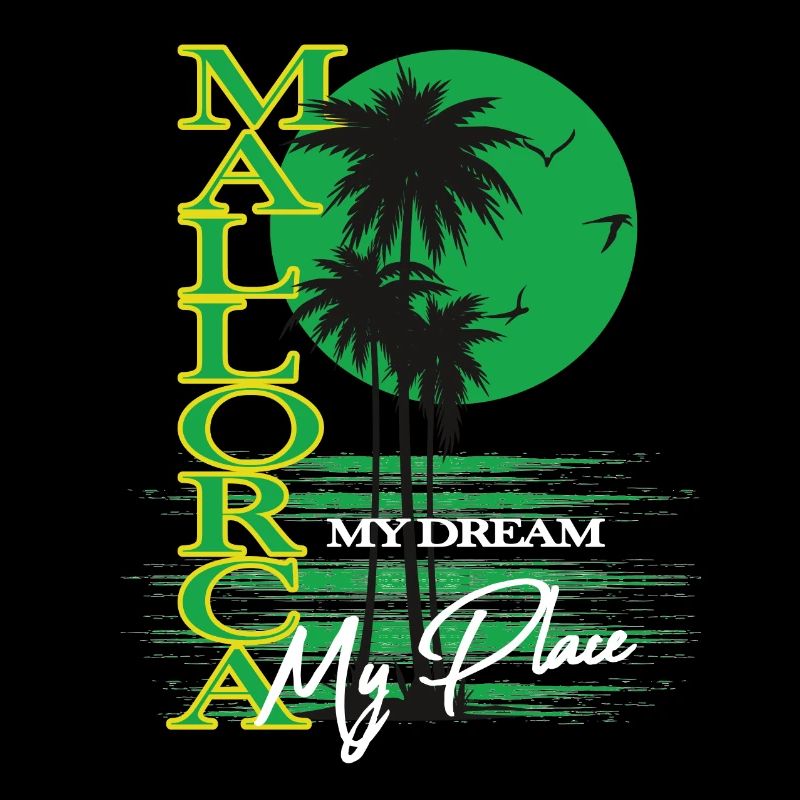 Malorca Palm Trees Retro Dream