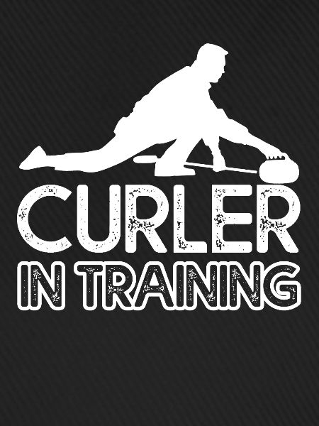 Curling Curler in Training