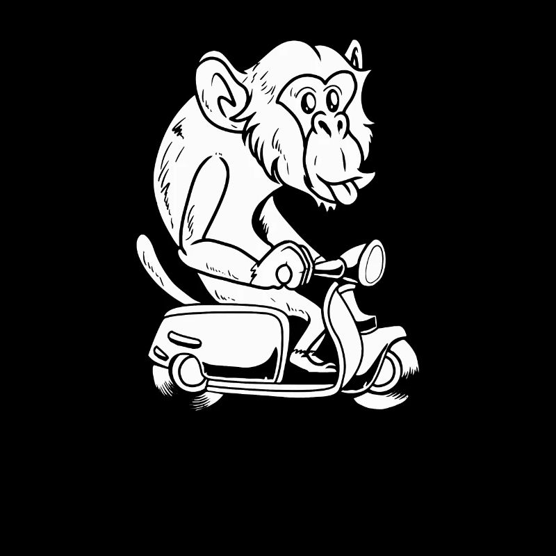 Motorroller Affe