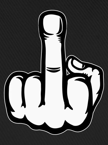 Middle Finger Hand Icon