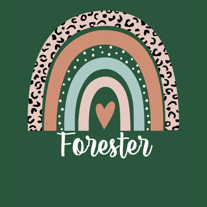 Forester Rainbow Leopard Funny Forester