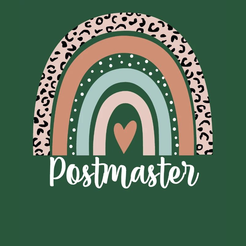 Postmaster Rainbow Leopard Funny Postmaster