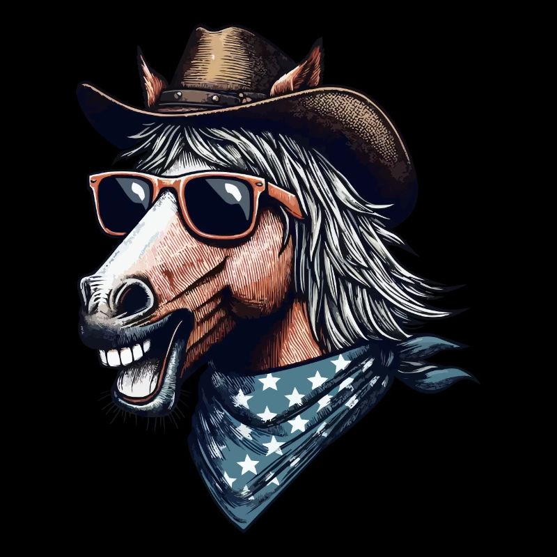 Cowboy Pferd