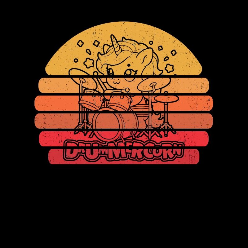Drums Drummer Drummer Unicorn