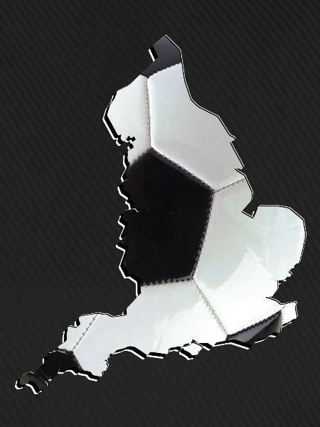 England | real football | Map