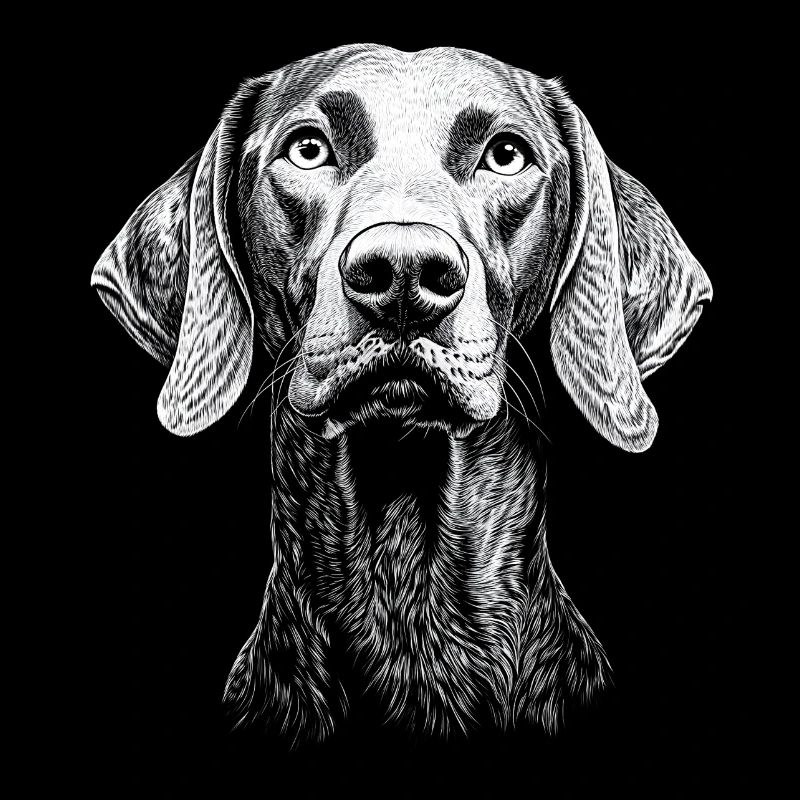 Weimaraner Portrait Jagdhund Jagdhunde Hunde