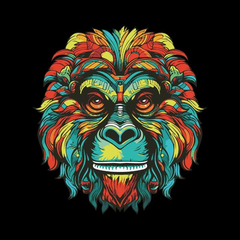 Portrait de gorille